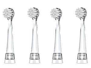 Dada-Tech Baby/Kids Electric Toothbrush Replacement Heads (Round) - Pack of 4