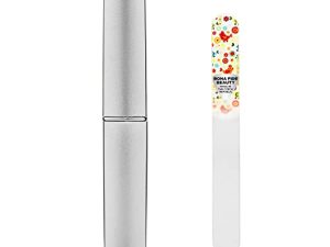 Czech Glass Baby Nail File with Case - Best and Safest Nail File for Babies
