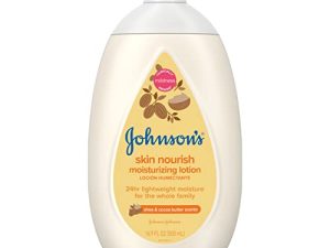 Johnson's Skin Nourish Moisturizing Baby Lotion for Dry Skin with Shea & Cocoa Butter Scents