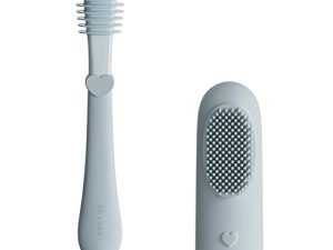 Moonkie Baby Finger Toothbrush Tongue Oral Cleaner Kit for 3 Months +