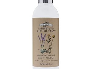 Farmstead Apothecary 100% Natural Baby Powder (Talc-Free) with Organic Tapioca Starch