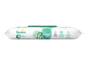Pampers Aqua Pure Sensitive Baby Wipes 1X Pop-Top 56 Count