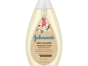 Johnson's Skin Nourishing Moisture Baby Body Wash with Vanilla & Oat Scents