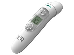 BLACK+DECKER 3-in-1 Infrared Thermometer for Kids and Adults with Fever Alarm