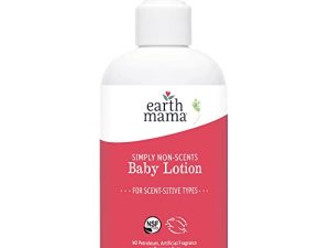 Earth Mama Simply Non-Scents Baby Lotion | Fragrance-free with Organic Calendula + Rooibos for Sensitive Skin