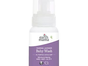 Earth Mama Calming Lavender Foaming Hand Soap | All-Purpose Castile Body Wash