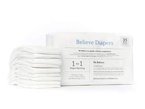 Believe Bamboo Baby Diapers Size 4 - Premium