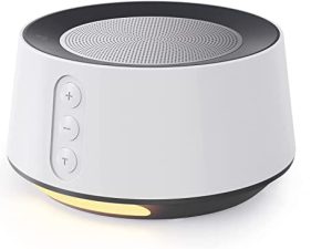White Noise Machine - 14 Soothing Sounds and Warm Night Light for Sleeping