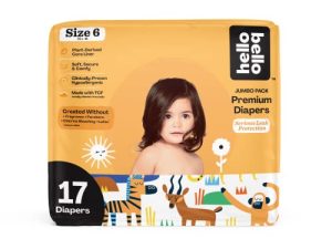 Hello Bello Premium Baby Diapers Size 6 I 17 Count of Disposeable