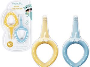 Papablic Infant Training Toothbrush with Suction Base