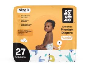 Hello Bello Premium Baby Diapers Size 3 I 27 Count of Disposeable