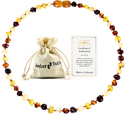 Baltic Amber Necklace (Unisex) 13 inch. Natural Amber from Baltic Region Baltic Amber Necklace (Unisex) 13 inch. Natural Amber from Baltic Region