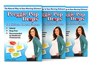 Preggie Drops | Morning Sickness & Nausea Relief during pregnancy | Safe for pregnant Mom & Baby | Gluten Free | 4 Flavors: Lemon