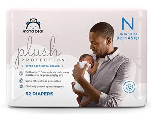 Amazon Brand - Mama Bear Plush Protection Newborn Diapers