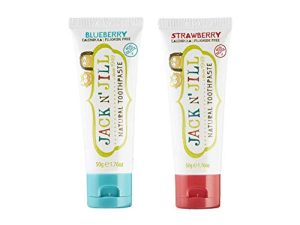 Jack N' Jill Natural Kids Toothpaste - Blueberry & Strawberry - Organic