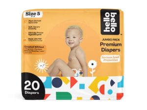 Hello Bello Premium Baby Diapers Size 5 I 20 Count of Disposeable