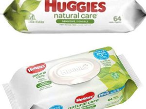 Wholesale Huggies Natural Care Baby Wipes (Pack of 2)