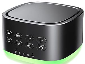 Magicteam White Noise Machine 10 Colors Lights and 25 Soothing Sounds Sleep Sound Machine with 5 Timers with Memory Feature Portable Sound Machine for Baby Adults.
