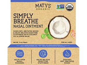 Matys Simply Breathe Nasal Ointment – Helps Soothe and Moisturize Dry