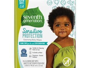 Seventh Generation Baby Wipes Refill With Tape Seal Sensitive Protection Unscented Baby Wipes 256 Count