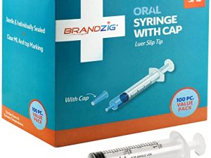 5ml Syringe With Cap (100 Pack) | Oral Dispenser Without Needle