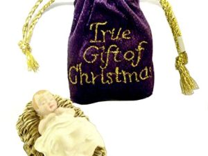 Roman Baby Jesus in Velvet Bag The True Gift of Christmas