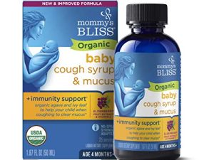 Mommy's Bliss Organic Baby Cough Syrup and Mucus + Immunity Support