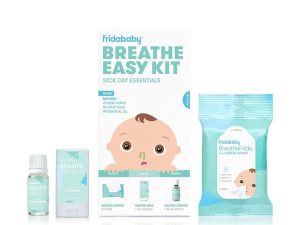 Breathe Easy Kit Sick Day Essentials by FridaBaby - Natural Vapor Wipes