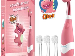 Papablic (4 Pack) Baby Sonic Electric Toothbrush