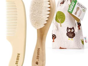 haakaa Baby Hair Brush and Comb Set for Newborns & Toddlers