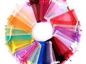 50pc 5x7 inches Gifts Wrap Bags Mixed Color
