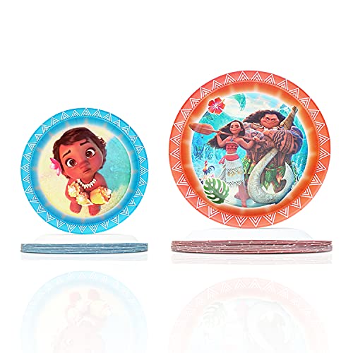 24 pcs Baby Moana Disposable Plates Party Supplies Birthday Plate 9" & 7" for Children 24 pcs Baby Moana Disposable Plates Party Supplies Birthday Plate 9" & 7" for Children