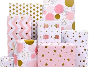 MAMUNU 12 Sheets Gift Wrapping Paper