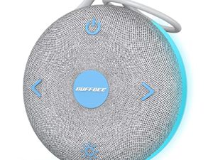 Portable White Noise Machine Baby with 17 Soothing Sounds | 8 Night Lights | USB Rechargeable | Travel Size for Sleeping & On The Go - Nursery Babies Kids